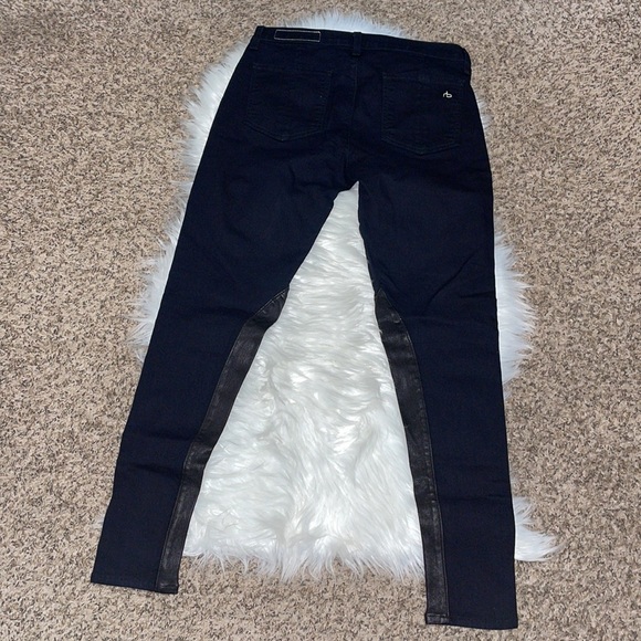 Rag & Bone Jodhpur Slim Fit Legging With Leather Breeches - Picture 9 of 12